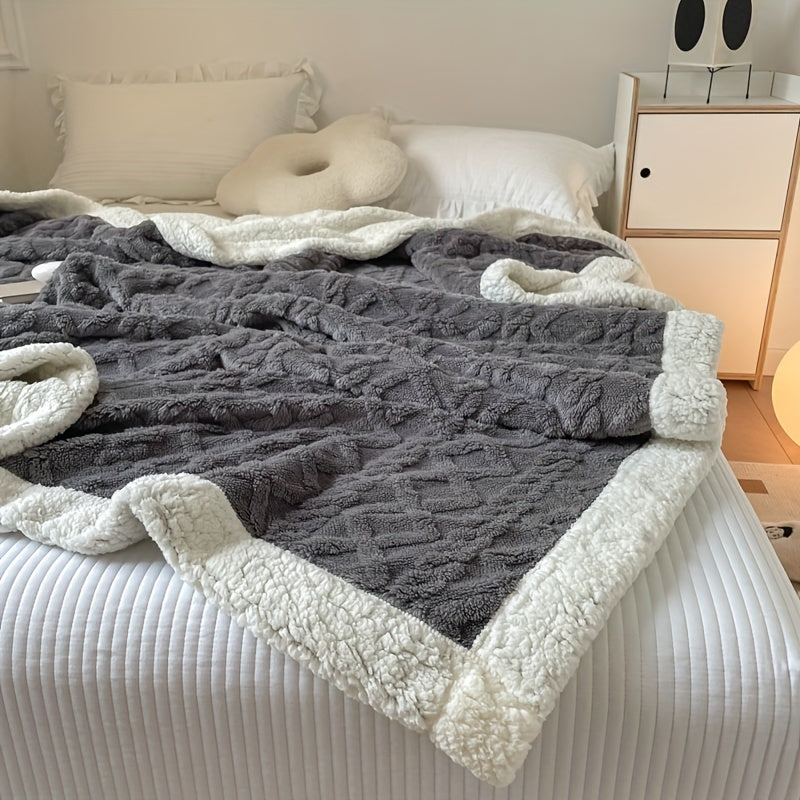 Luvikno | Stilig Vendbar Fleece Teppe for Ultimat Komfort og Varme