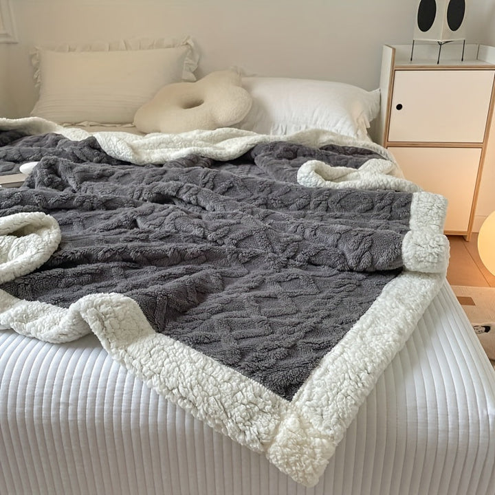 Luvikno | Stilig Vendbar Fleece Teppe for Ultimat Komfort og Varme