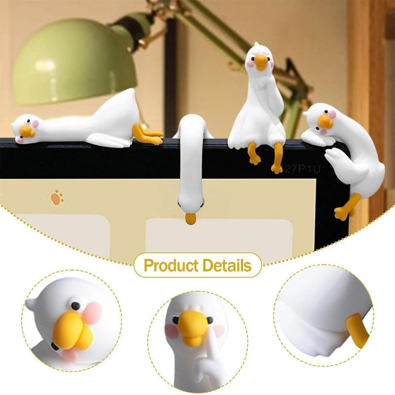 Mini skrivebord andfiguriner Luvikno