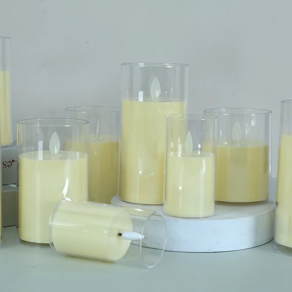 Luvikno | Ekte Uten Flamme Stearinlys LED Elektronisk Lys