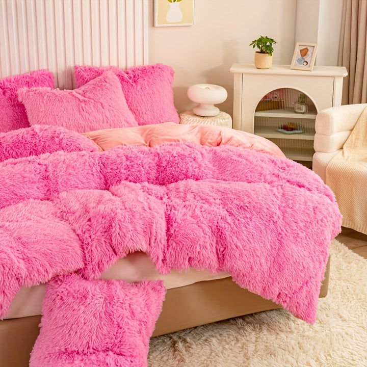 Luvikno | Ultra Soft Plush Duvet Cover Set with Zipper - Luksus & Komfort