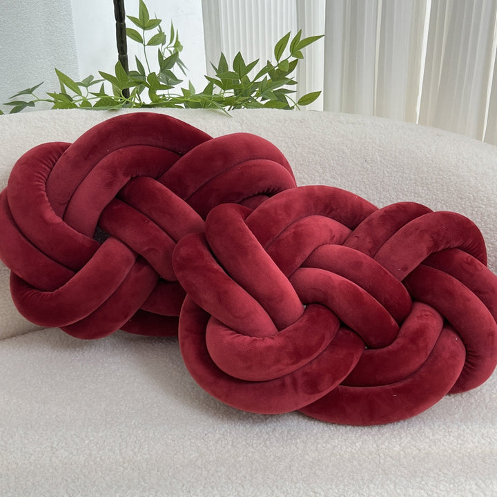 CozyPlush Set med 2 Plush Dekorative Puter – Myk Eleganse for Ditt Hjem Luvikno