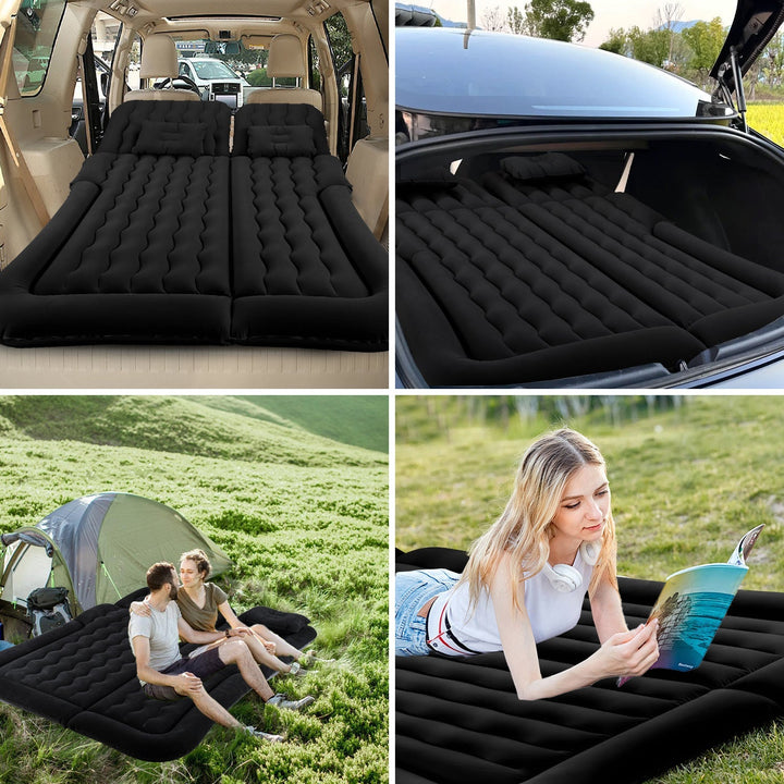 Air Bed Bil Luftmadrass med Pute | Luvikno