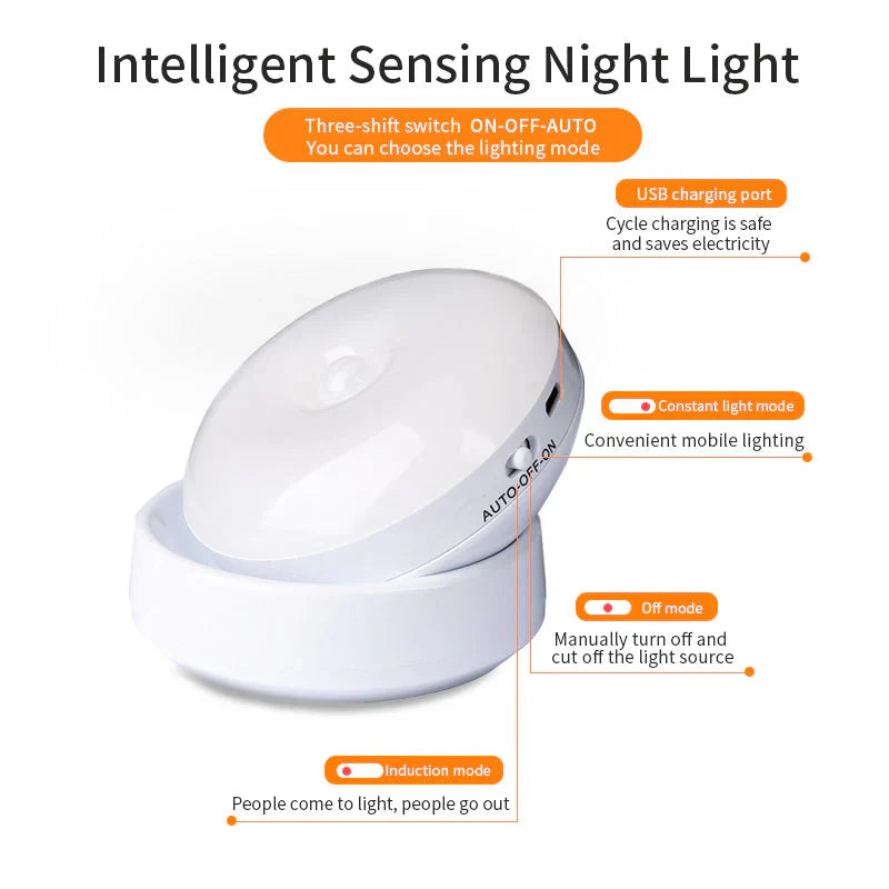 Smart Motion Sensor Night Light - Elara | Luvikno