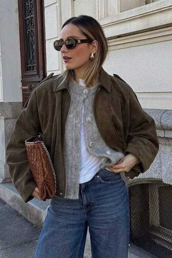 Luvik | Tekstuur Bomber-takki