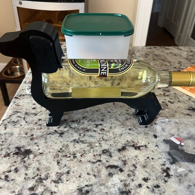 Luvikno | Dachshund Flaskeholder