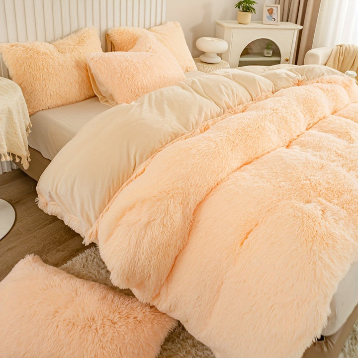 Luvikno | Ultra Soft Plush Duvet Cover Set with Zipper - Luksus & Komfort