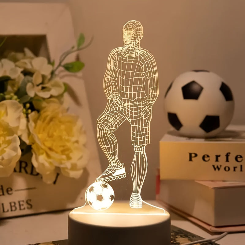 SportVision - 3D LED Fotball Nattlys Luvikno