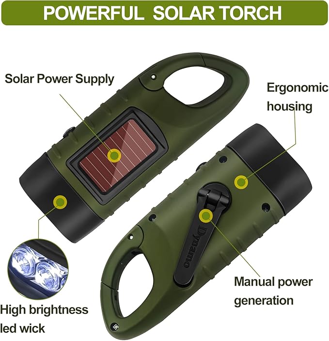 BrightTrail Solar-Kurv-LED-Lommelykt | Luvikno