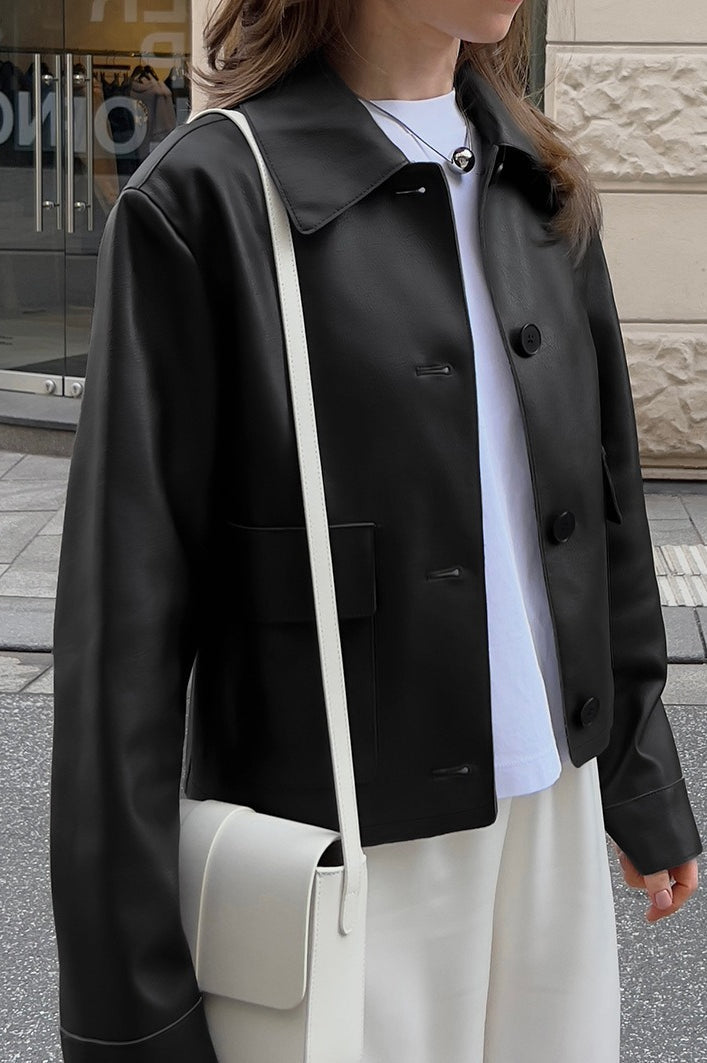 Luvik | Moto-tyylinen nahkatakki