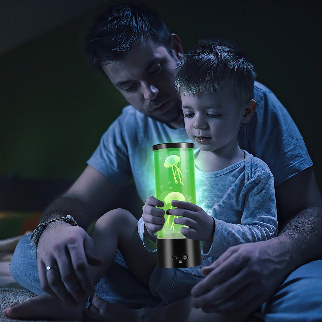 Jellyfish Lampe RGB med Fjernkontroll | Luvikno
