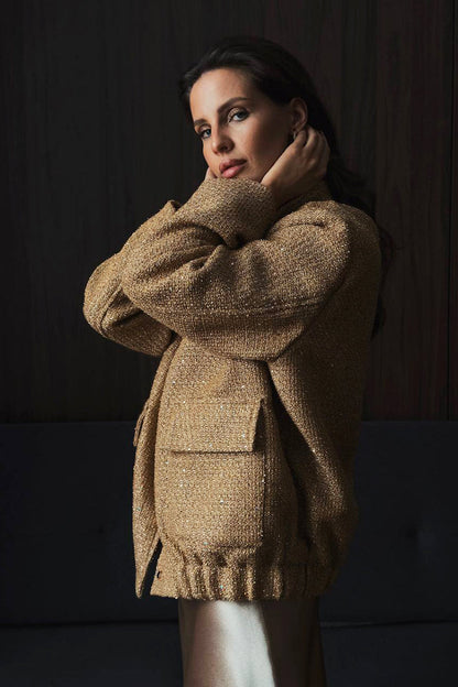 Luvik | Stand-up collar pocket jacket