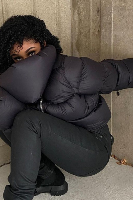 Luvik | Snapshot Halslenke Puffer-jakke