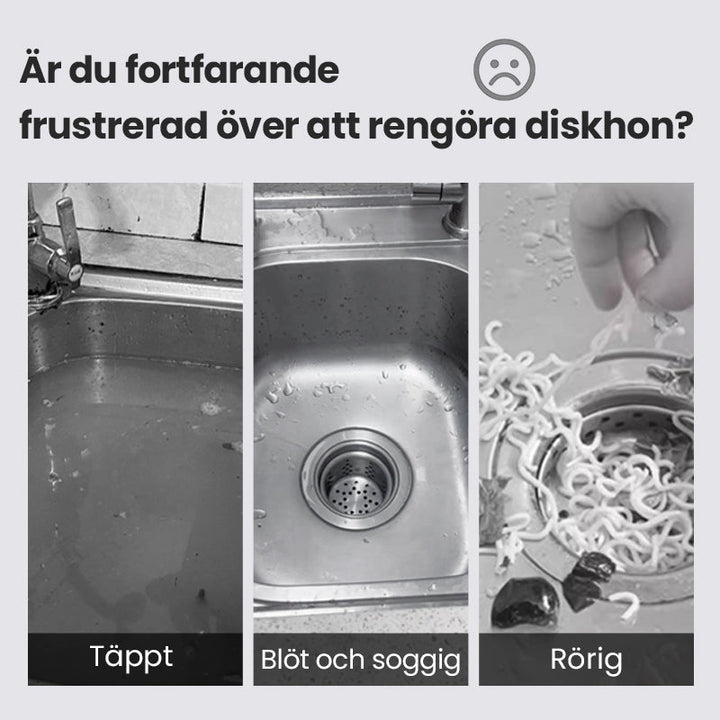 Luvikno | FixiTrash — Si farvel til kjøkkenrot og opplev strålende ren oppvask uten stress!