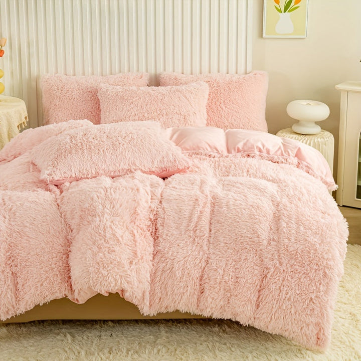 Luvikno | Ultra Soft Plush Duvet Cover Set with Zipper - Luksus & Komfort