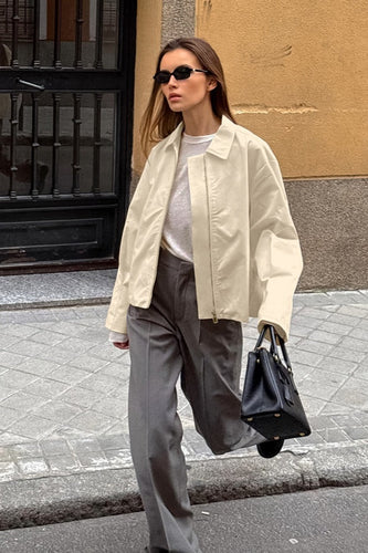 Luvik | Fit Khaki Bomulljakke