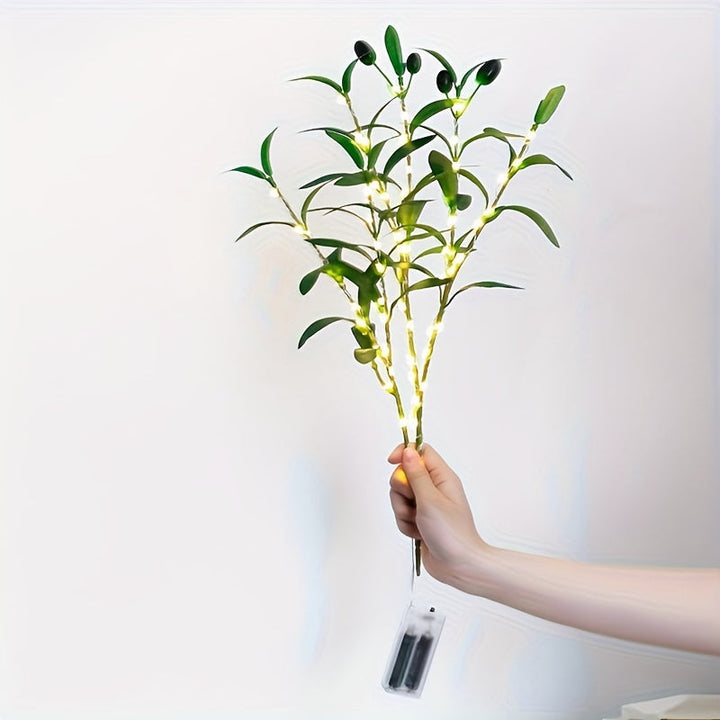 LumiTak – Elegant Olivengren LED Bordlampe Luvikno