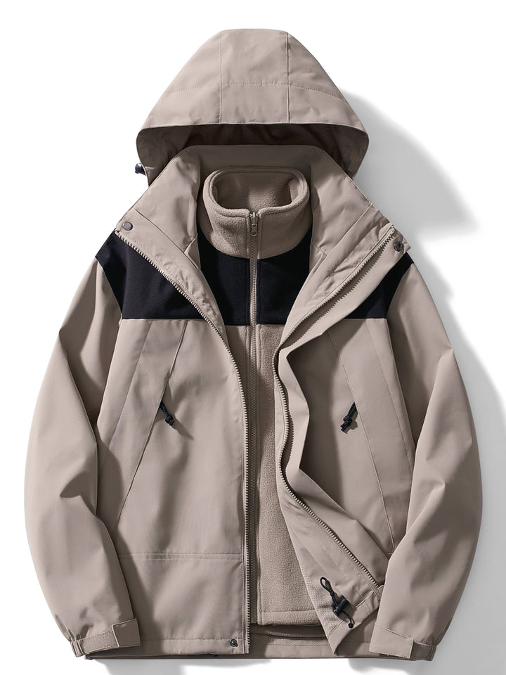 Luvik | 3-i-1 fleece-vinterjakke med hette for kvinner