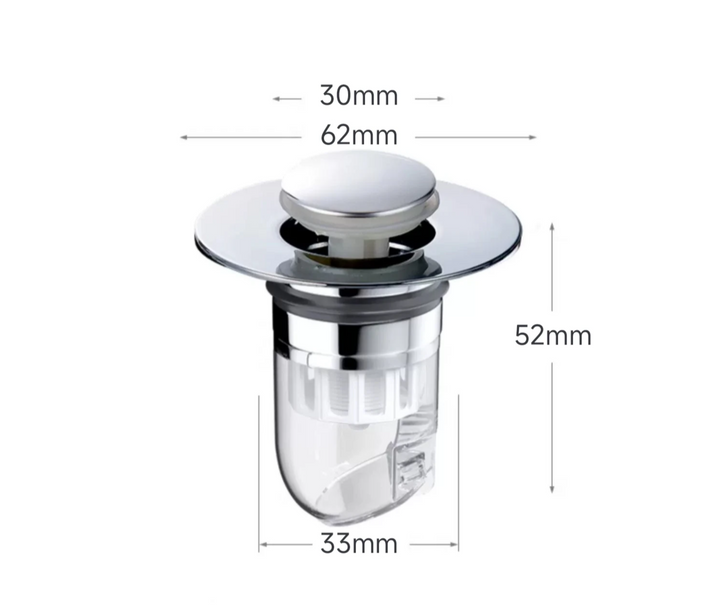 CleanSeal Universal Pop-Up Vaskepumpe Plug Luvikno