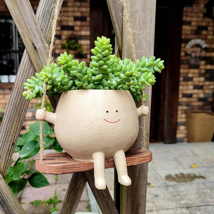 Happy Buddy Hengende Plantepotte | Luvikno