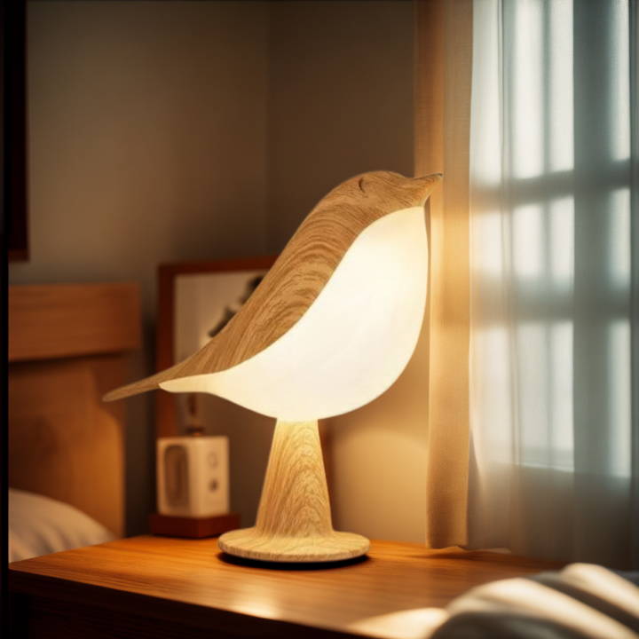 Luvikno | LumiNest Myk Nattlampe | En sjarmerende lampe som beroliger og forskjønner plassen din