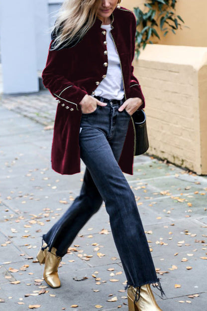 Luvik | Sametti Patches Moninappinen Naisten Takki