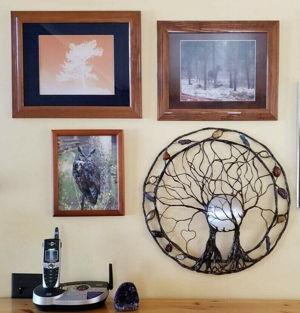 Circle Of Life-Metal Tree Wall Art | Luvikno
