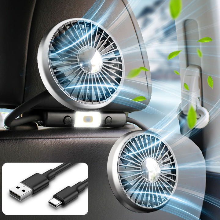Summer Dual-Head USB Slangevifte | Luvikno