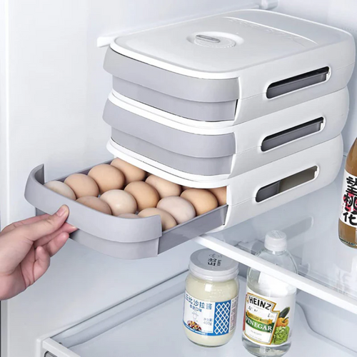 Luvikno | EggSafe Organizer - Stilig oppbevaringsboks for egg
