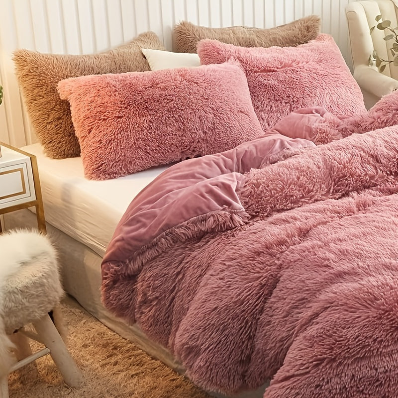 Luvikno | Ultra Soft Plush Duvet Cover Set with Zipper - Luksus & Komfort