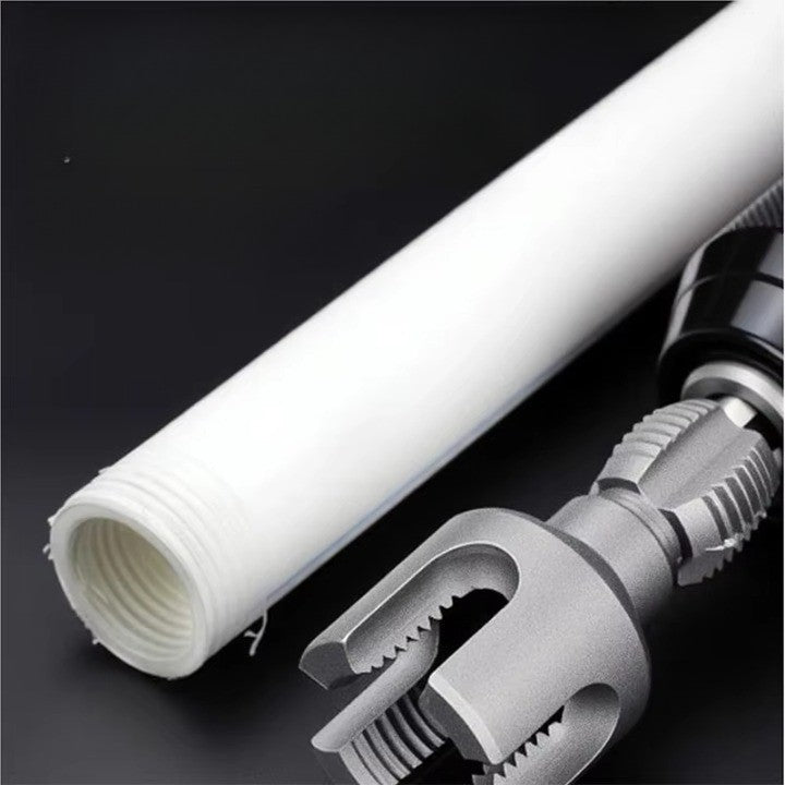 Pipe Thread Reamer & Edge Cutter Drill Attachment Tool | Luvikno