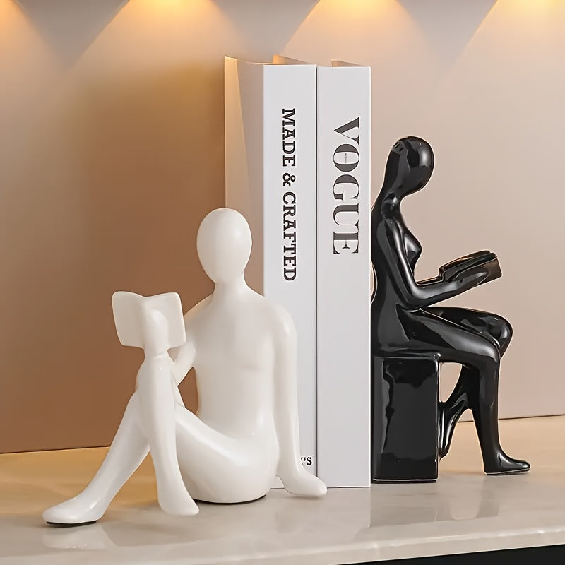 LuxeCeramic - Abstracte keramiske bokstøtter for elegante interiører Luvikno
