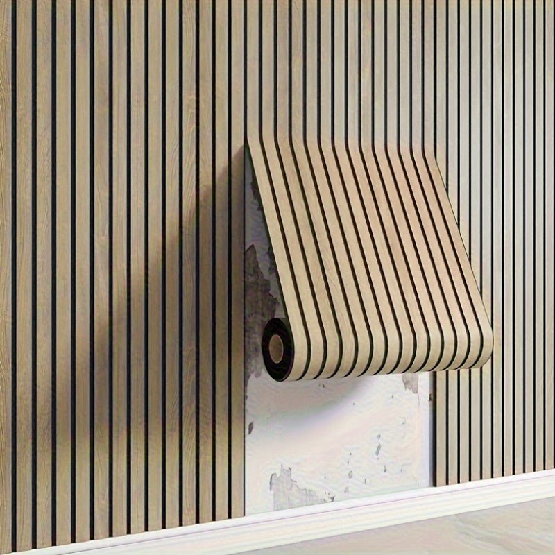 Luvikno | HoutLook Veggpaneler – Selvklebende 3D PVC Veggdekorasjon for en Rask Boopplevelse