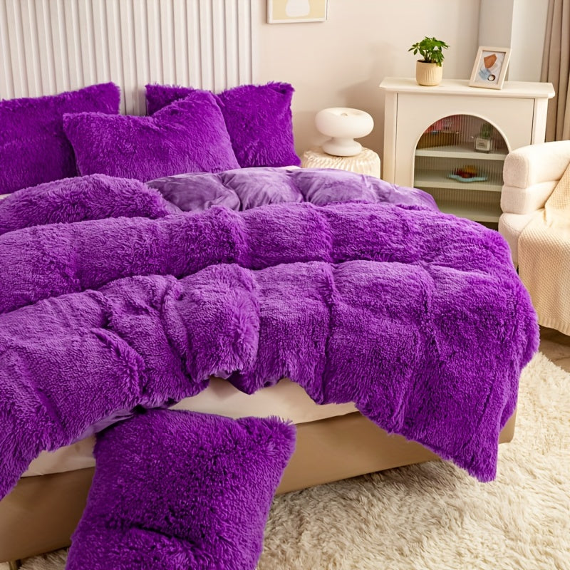 Luvikno | Ultra Soft Plush Duvet Cover Set with Zipper - Luksus & Komfort