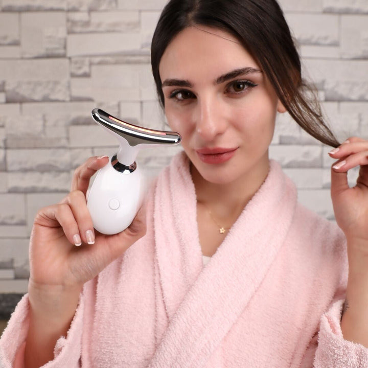SereneTouch Massager - 3-i-1 Ansikt & Nakke Avslapning Luvikno