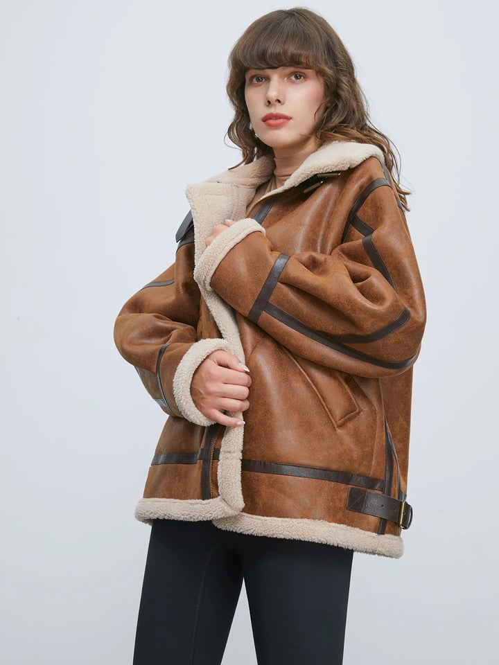 Luvik | Foret Nubuk Shearling Pilotjakke