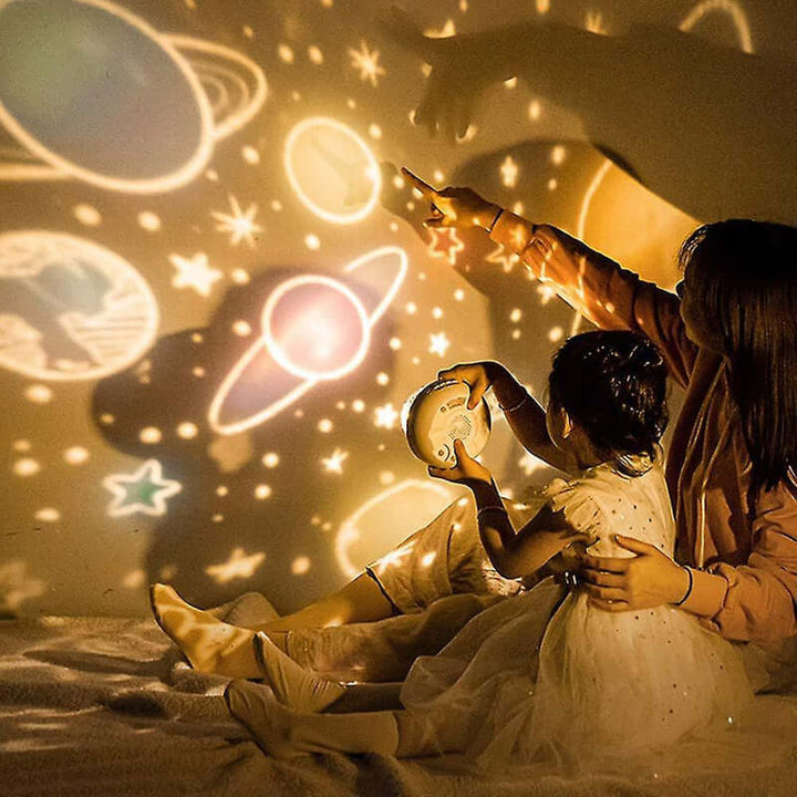 StarGlow Projektor – Magisk Stjernete himmel med MusikkLuvikno