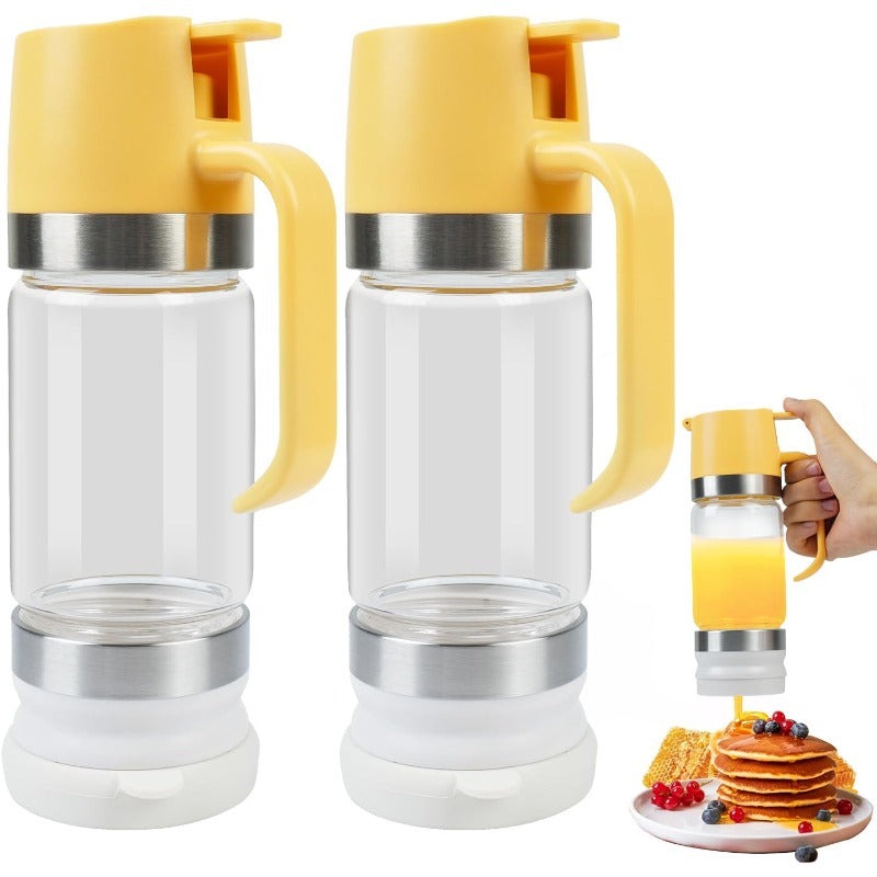 No-Drip Glass Honey Dispenser Luvikno