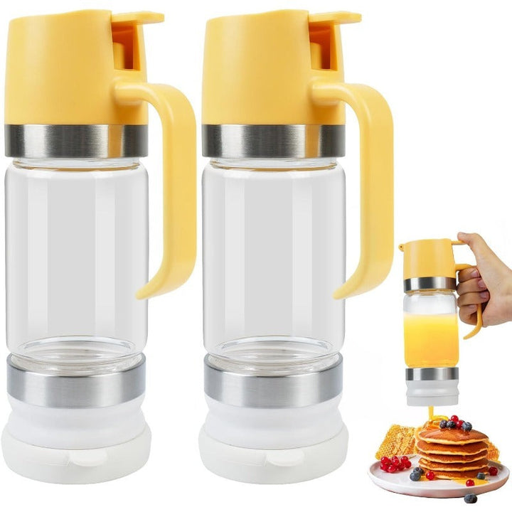 No-Drip Glass Honey Dispenser Luvikno