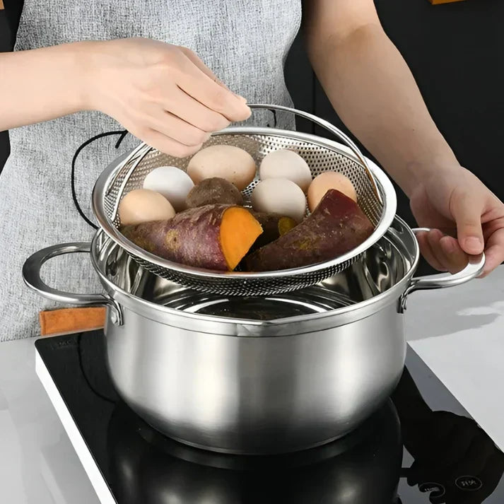 Luvikno | Rustfritt Stål Dampen - SteamChef