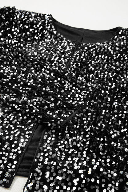 Luvik | Strass-takki ja avoin etuosa