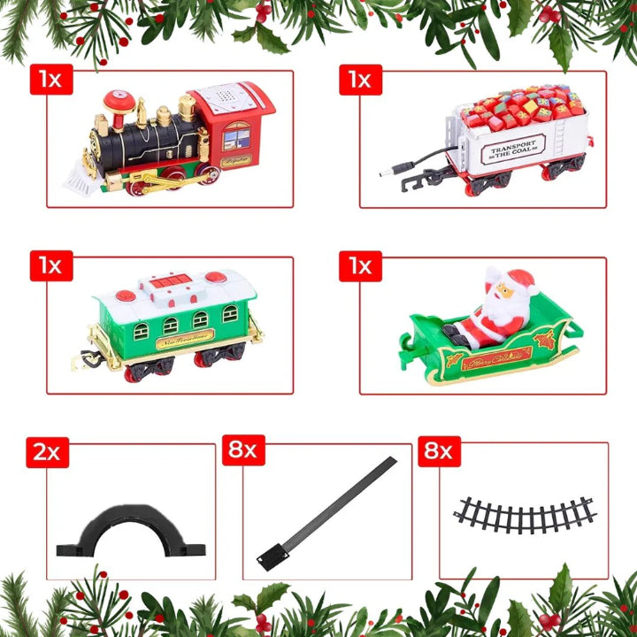 Luvikno | KerstExpress Tre Tog – Ridetog med Lys, Lyd og Treholder