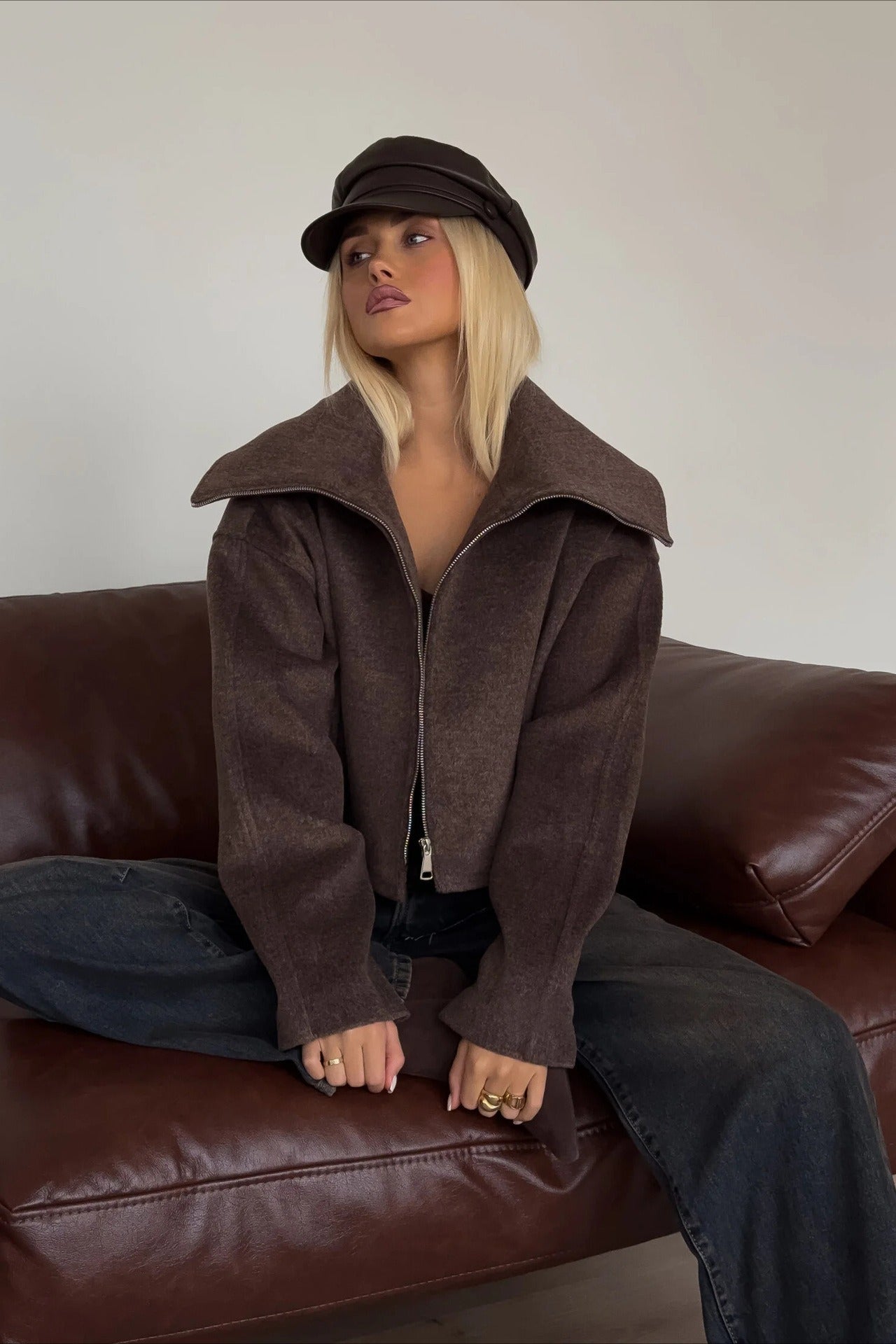 Luvik | Fit Käänteinen Vapaamuotoinen Takki