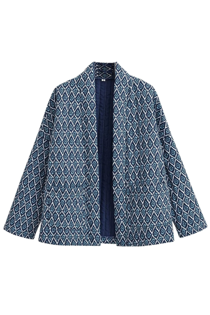 Luvik | Print Vapaa kevyt puuvillatakki