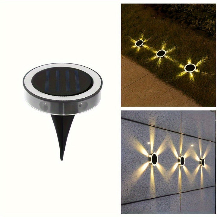 SolarGlow – 6 LED Hagebelysning Utendørs | Luvikno