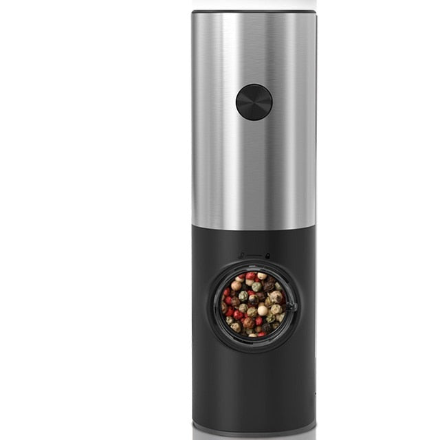 Elektrisk automatisk kvern for pepper og salt med LED-lys | Luvikno