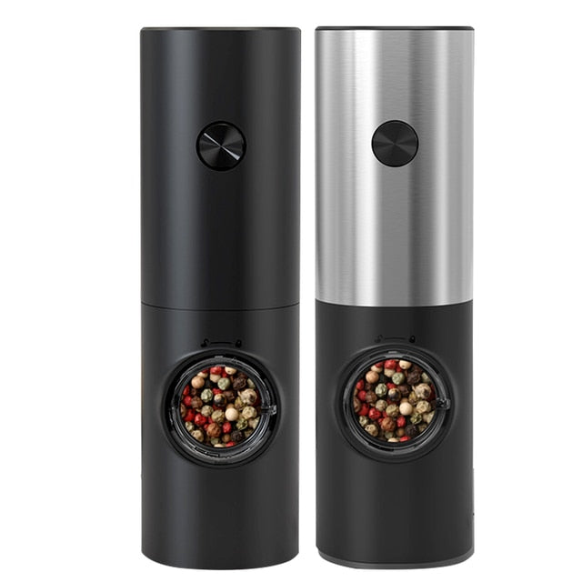 Elektrisk automatisk kvern for pepper og salt med LED-lys | Luvikno