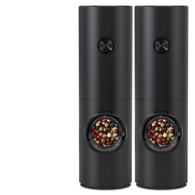 Elektrisk automatisk kvern for pepper og salt med LED-lys | Luvikno