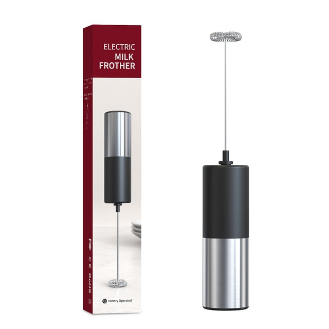 Elektrisk melkeskummer Mini skummer kaffemaskin bærbar blender | Luvikno