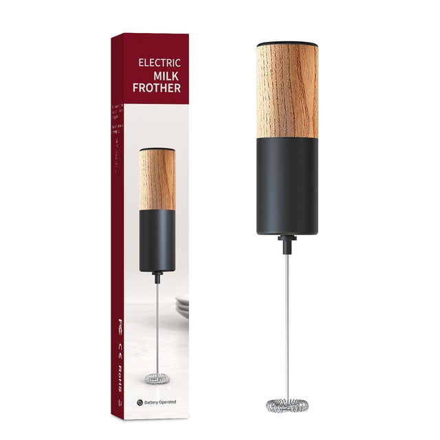 Elektrisk melkeskummer Mini skummer kaffemaskin bærbar blender | Luvikno